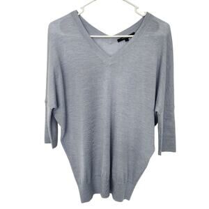 Derek Lam Cashmere Silk Knit Light Blue Sweater XS Cozy Quiet Luxury Designer